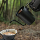 どこでも極上の一杯を...直火OKの「ゼブラン ノマド ドリップケトル」登場