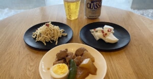 キャンプで作るおつまみレシピ｜大根の昆布茶浅漬け・豚の角煮風・切り干し大根のペペロンチーノ
