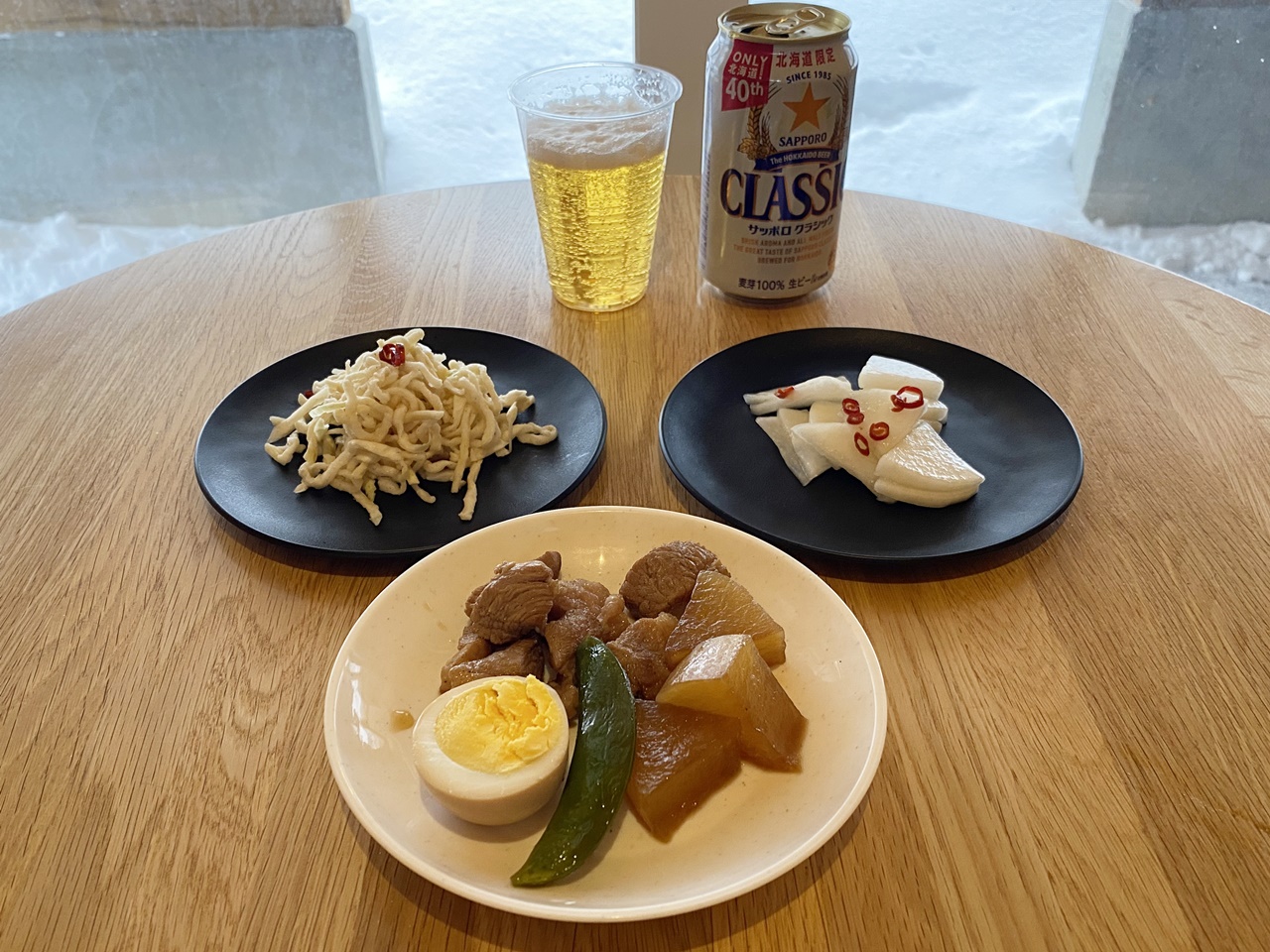 キャンプで作るおつまみレシピ｜大根の昆布茶浅漬け・豚の角煮風・切り干し大根のペペロンチーノ
