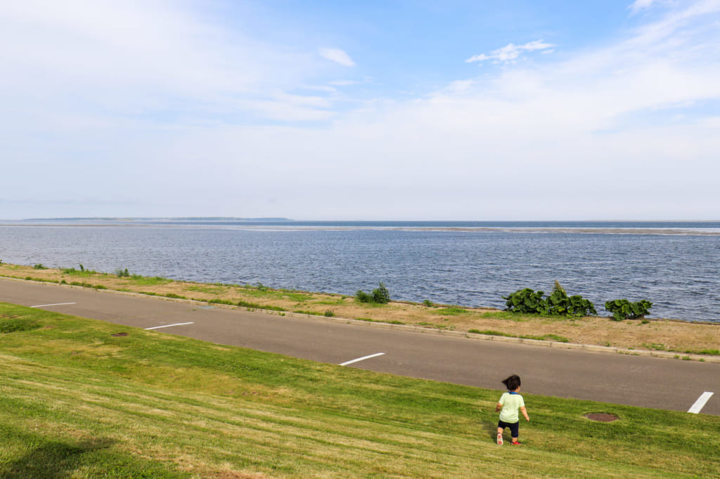 野付湾がすぐそこ!尾岱沼ふれあいキャンプ場は海が一望できる場所でした