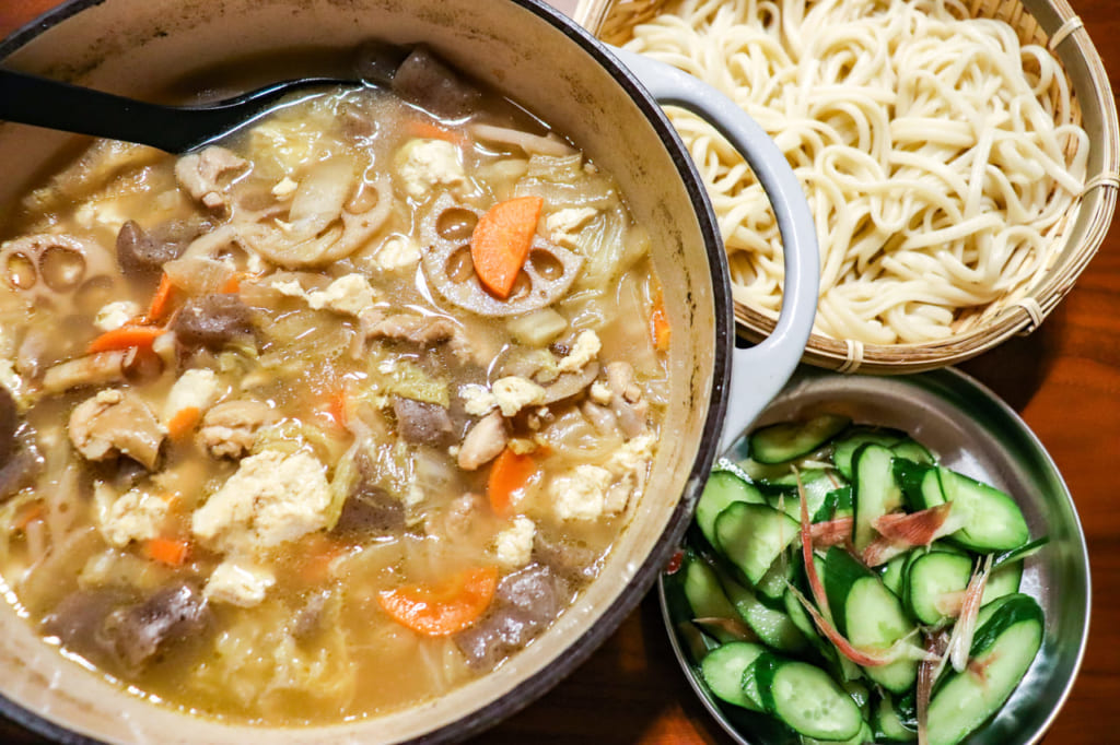 冬キャンプにぴったりの最強うどんレシピ【けんちん汁+うどん=けんちんうどん】