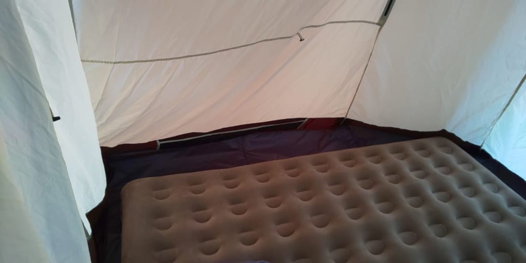 コールマンのテントエアーマット300を家族4人で使ってみた – キャンプ 