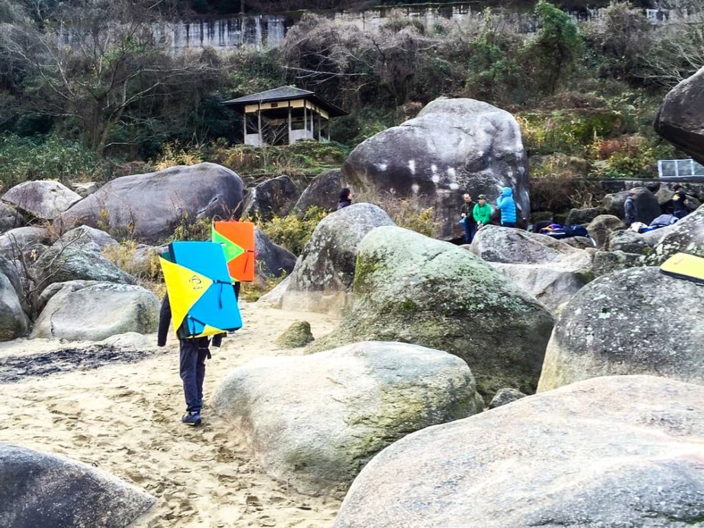 ロッククライミングが楽しめるキャンプ場